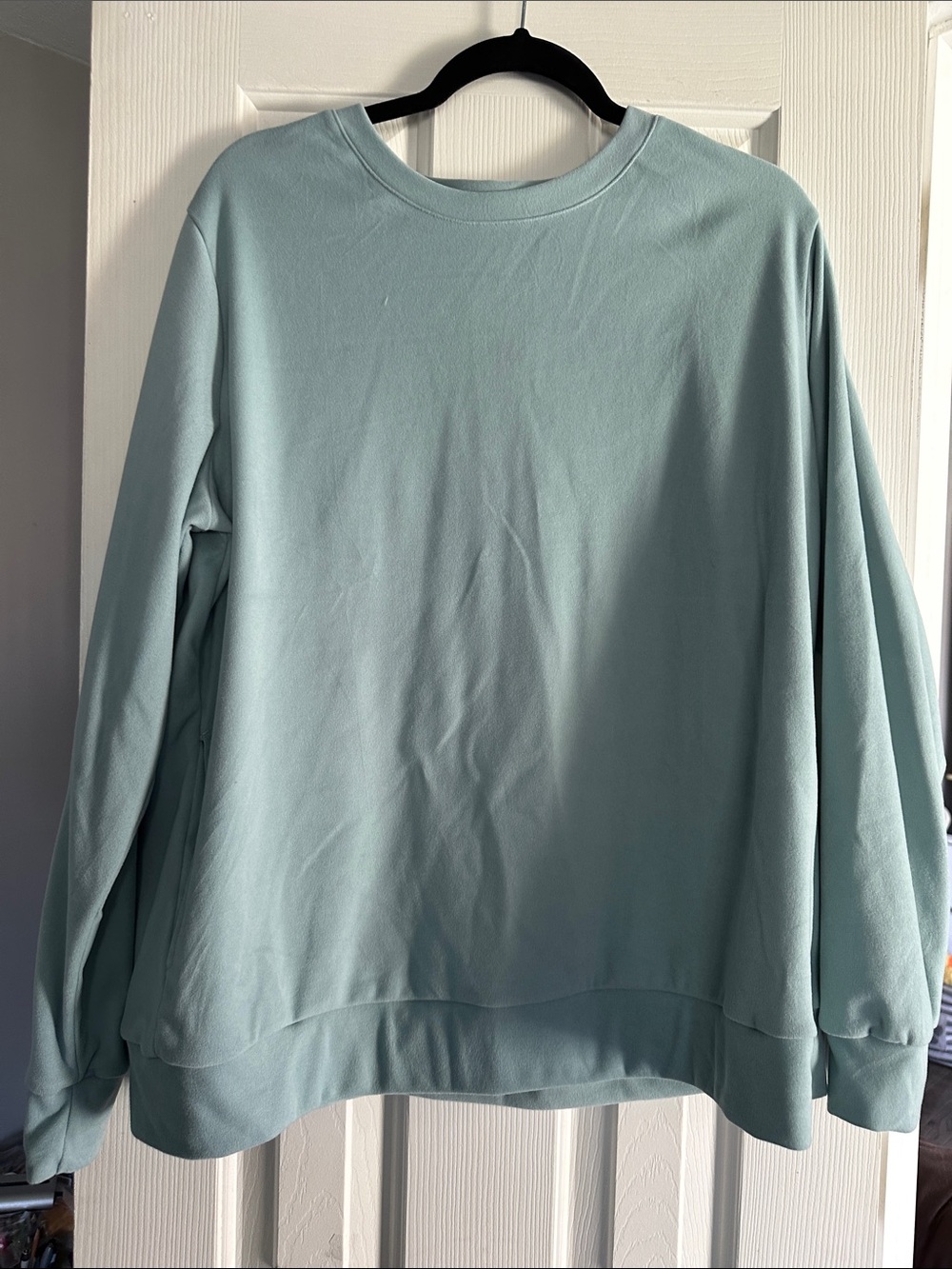 MIA Soft Seafoam Green Crewneck Sweater